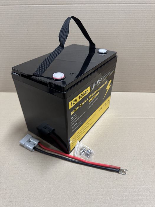 Акумулятор LiFePO4 12В 100 Ah з BMS Bluetooth і підігрівом
