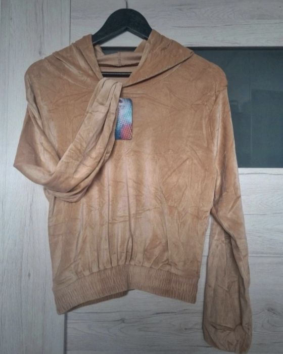 Komplet zestaw Set sportowy damski Welur M L