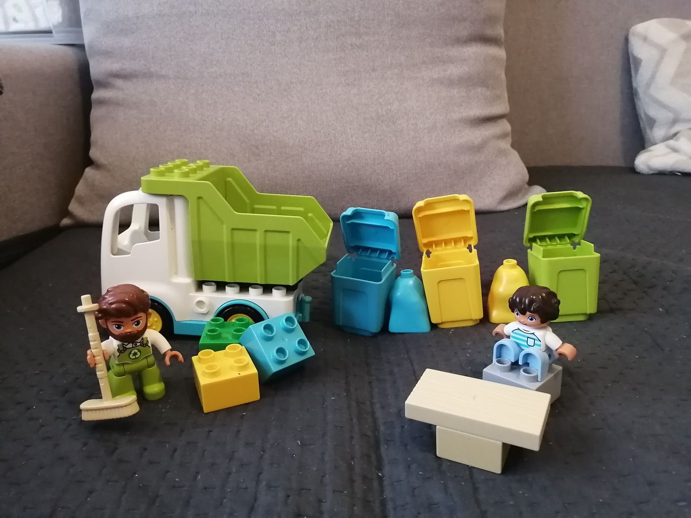 Lego duplo śmieciarka recykling 10945