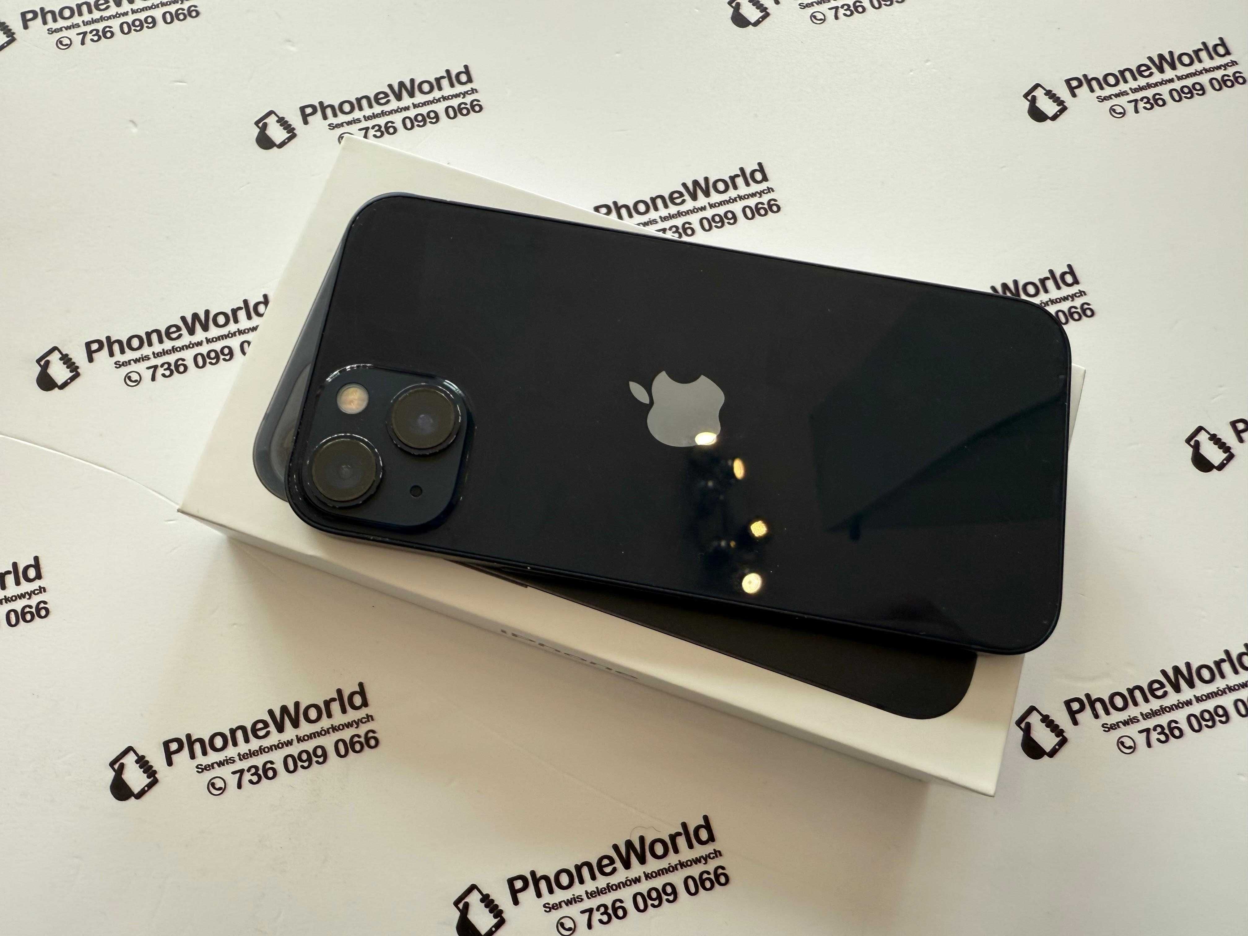Zadbany iPhone 13 128GB 90% Czarny Gwarancja PhoneWorld
