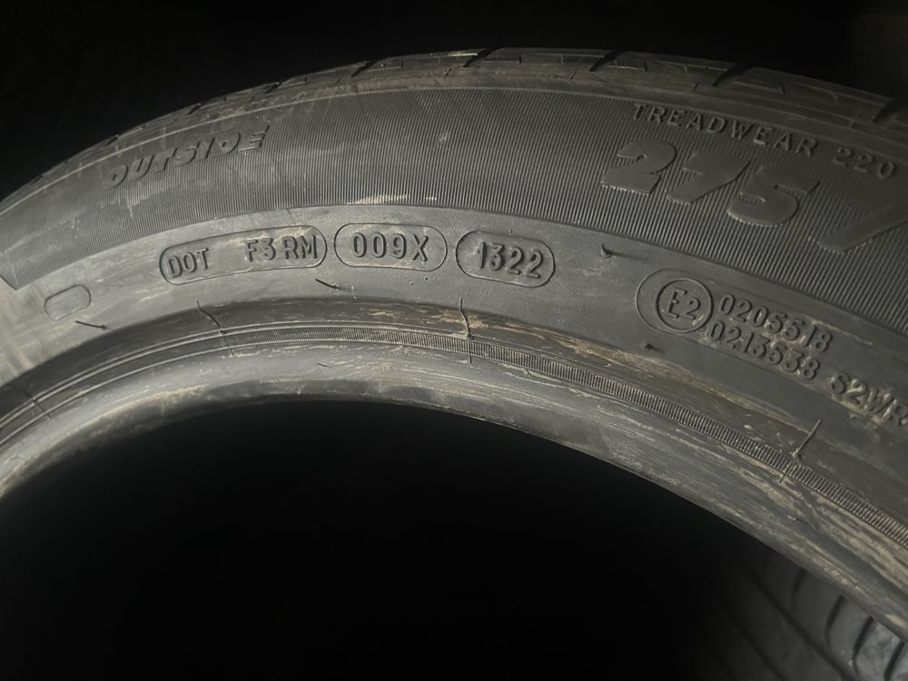 2xMichelin 275 45r20., 2022 6.9mm