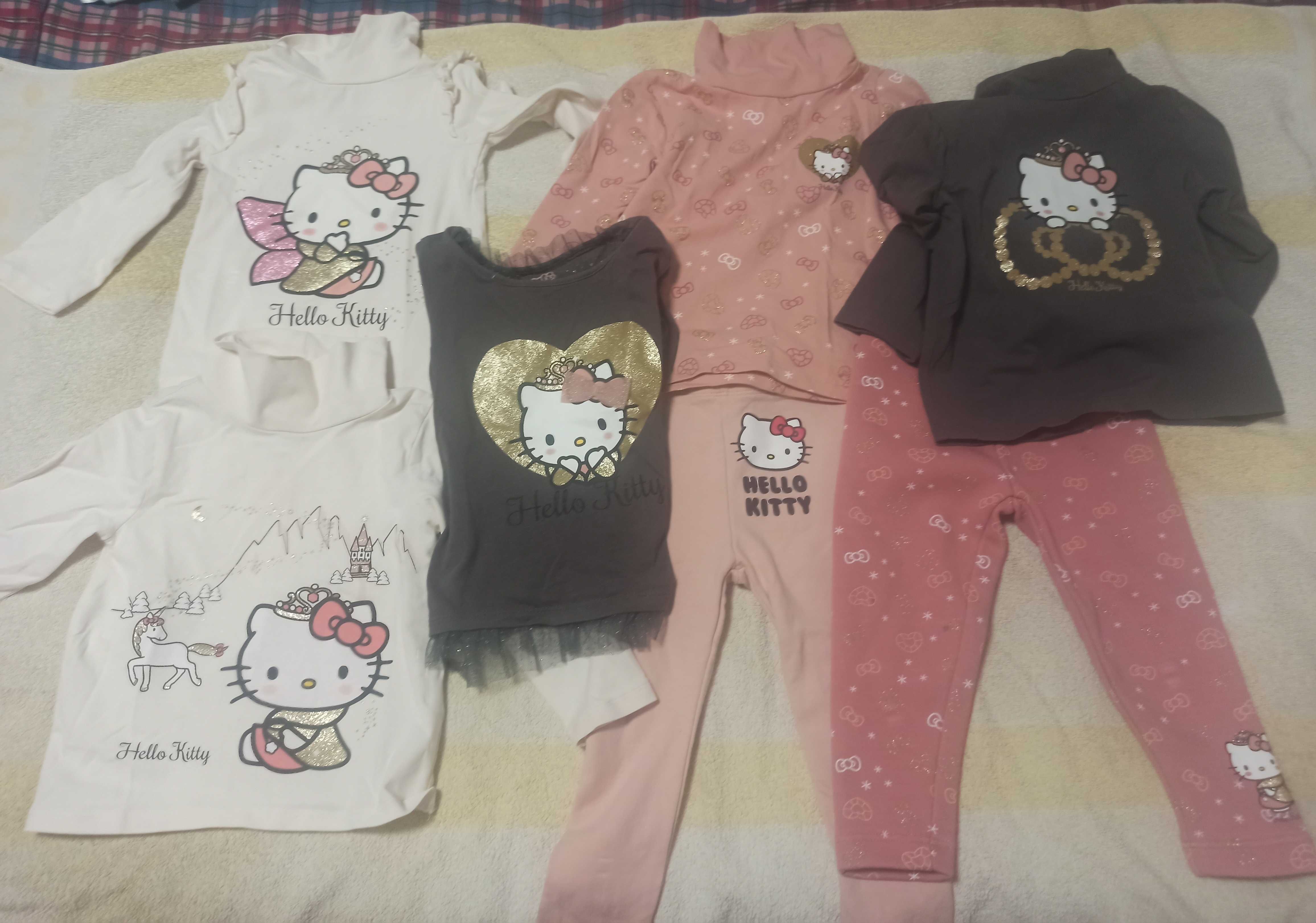 Lote roupas minnie hello kitty tamanho 92