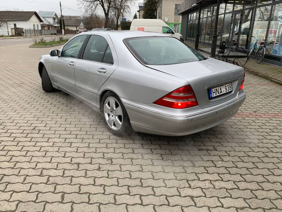 W220 3.2 автомат газ чорна шкіра