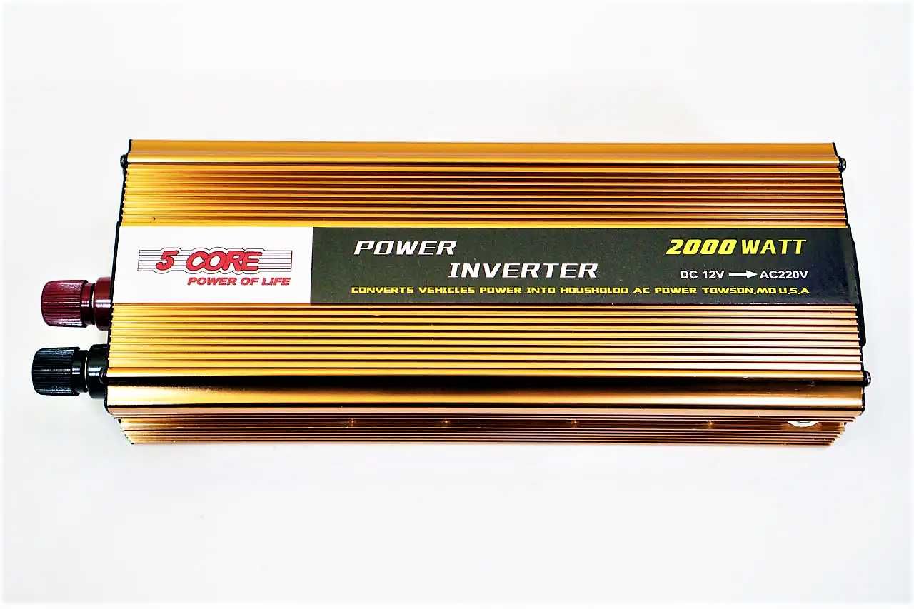 инвертор 12V-220V 2000W автомобильний преобразователь(UKC)