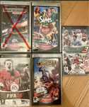 Gry psp sony The sims 2 pets / fifa 08 / pursuit force / tennis 3