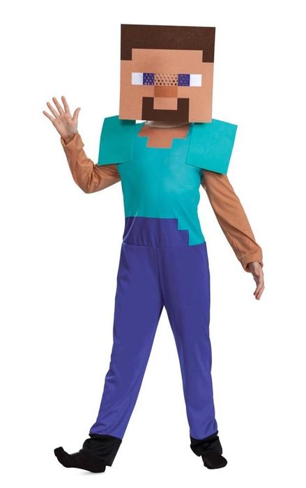 Stój dziecięcy - Minecraft Steve - rozmiar S Arpex