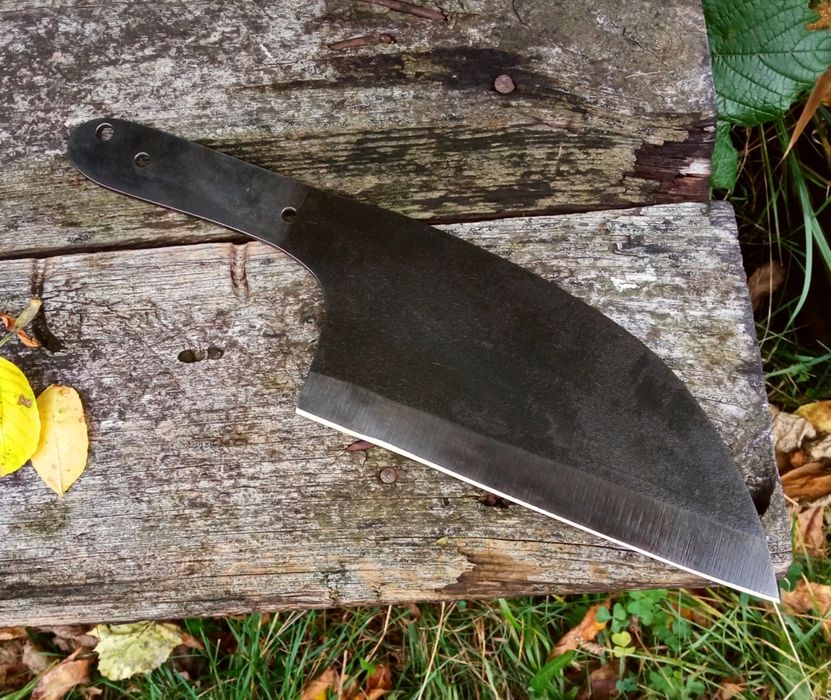 Klinga "Tasak Serbski" Blank Nóż do Oprawy Nóż Ręcznie Robiony