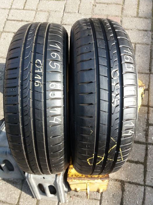 2 Opony letnie 165/65 R14 Hankook