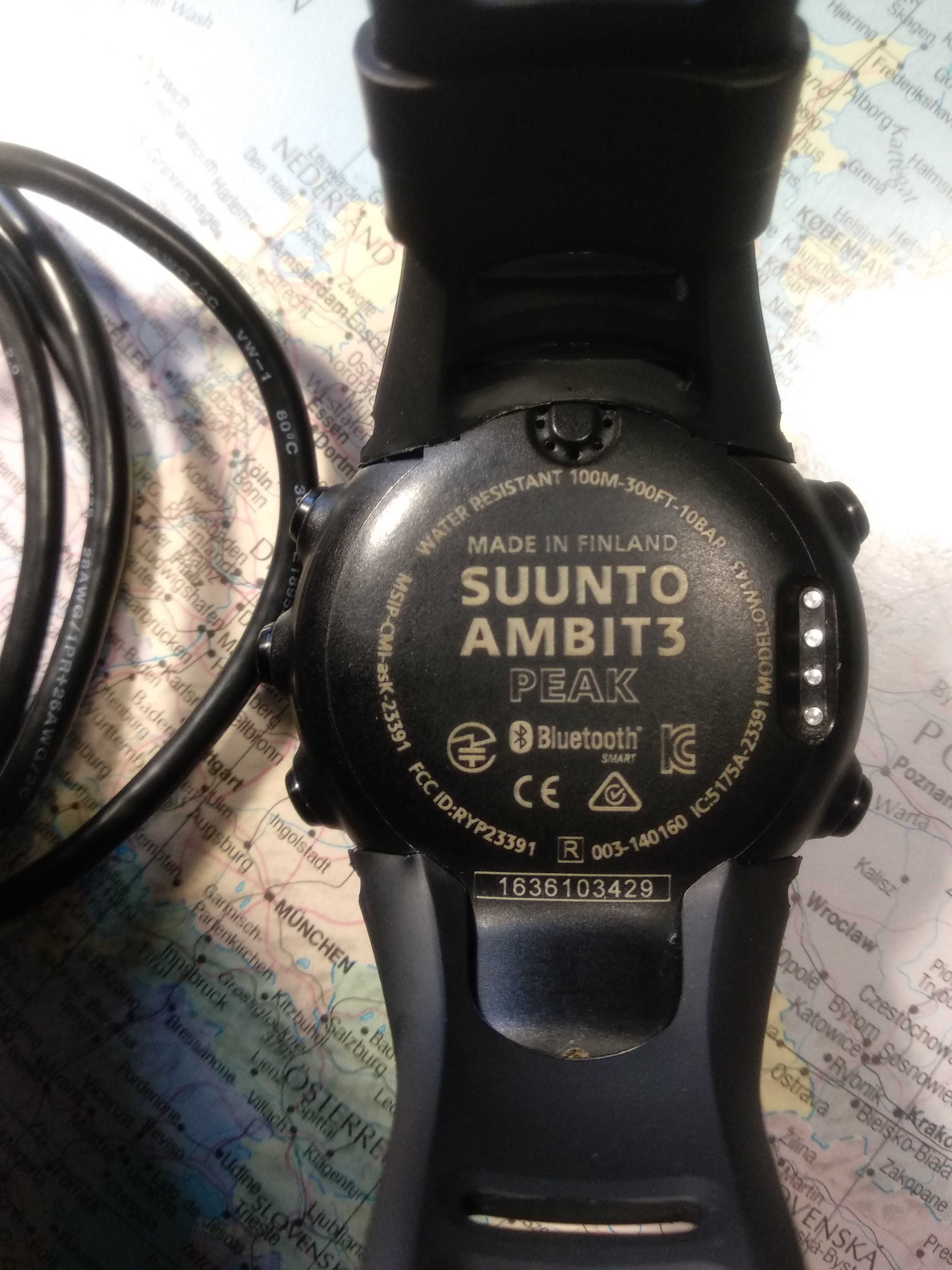 Suunto AMBIT 3 PEAK BLACK Relógio GPS multidesportos