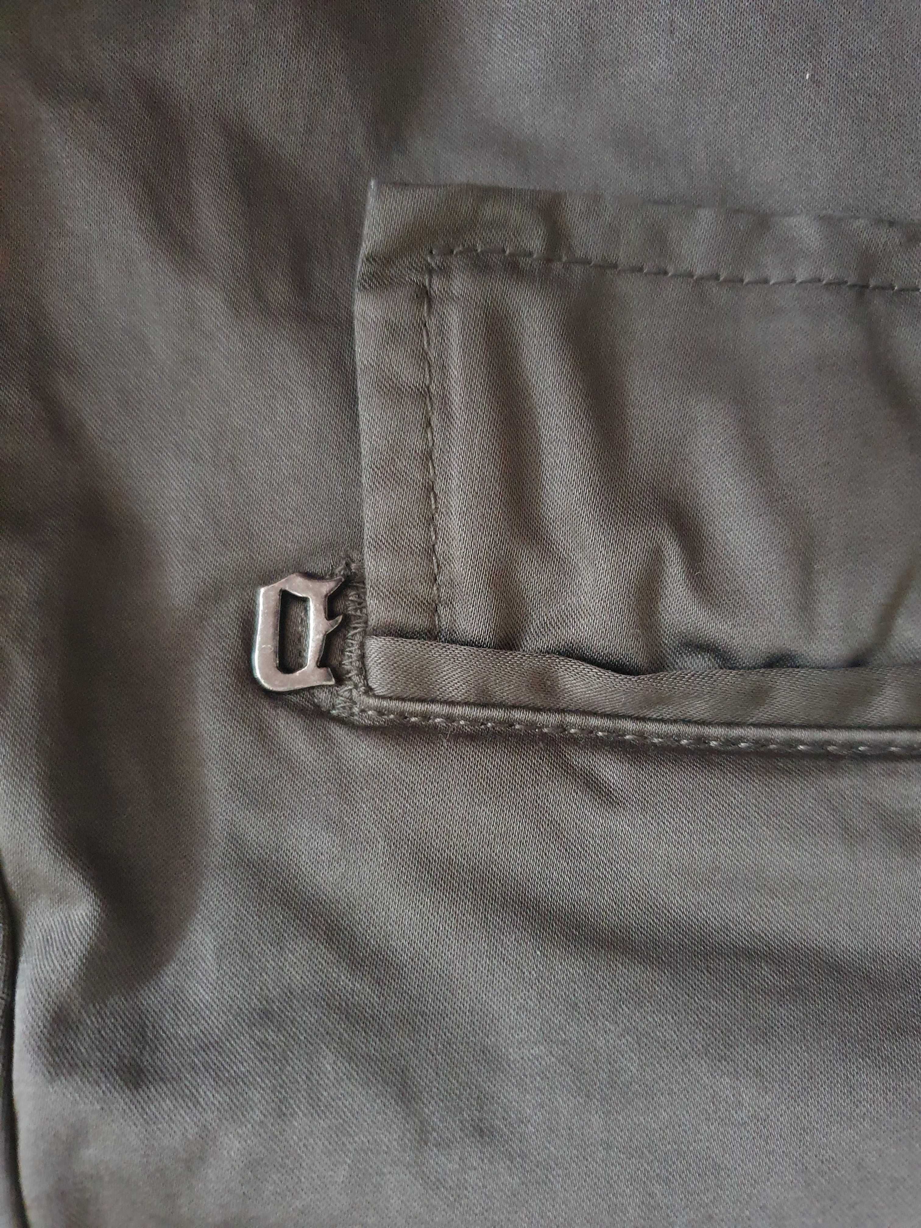 Męskie spodnie bojówki khaki Dondup - nowe, bez metki