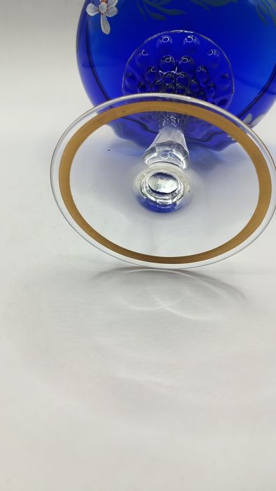 Bombonierka remer kielich ręcznie malowany