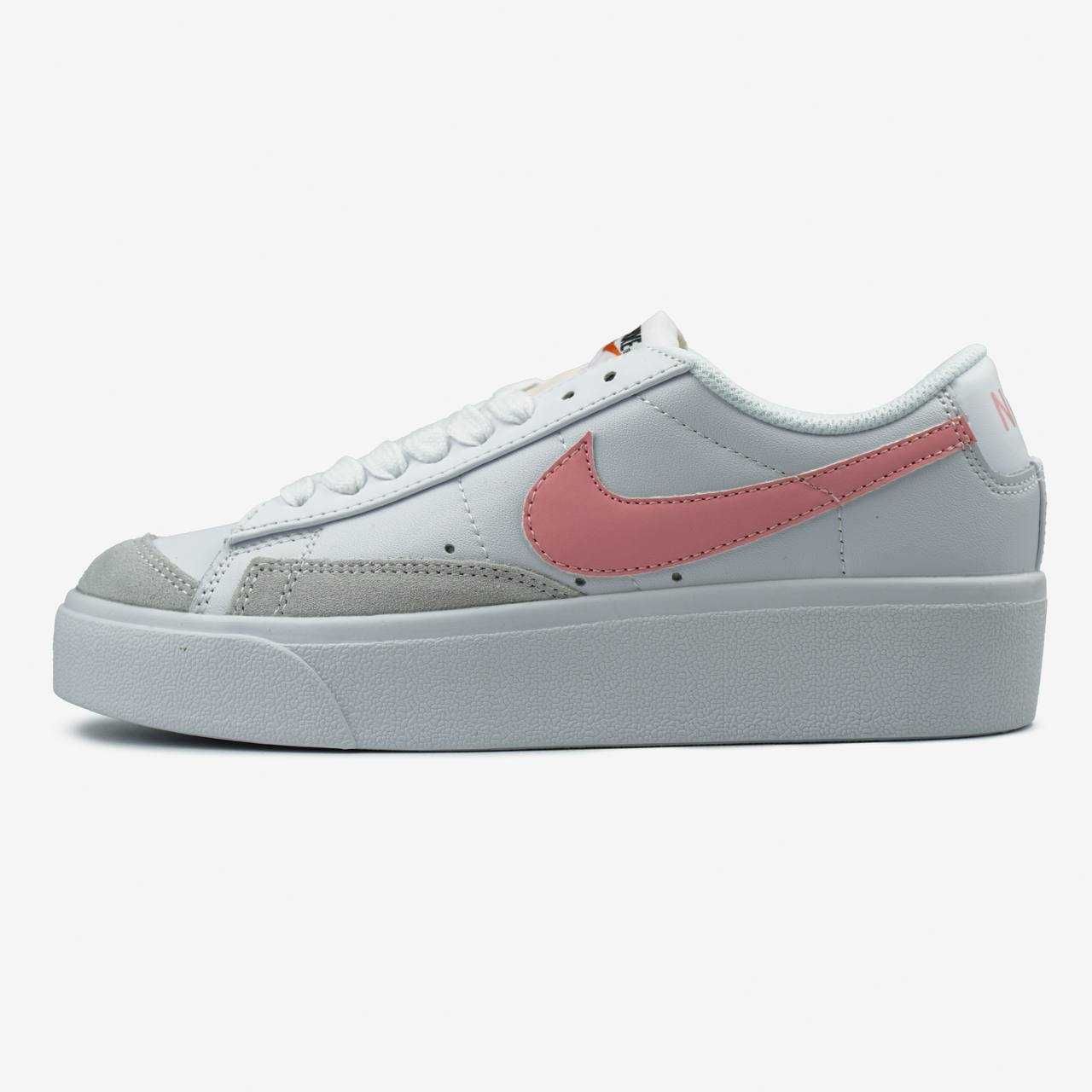 Кросівки Nike Blazer Low Platform Pink/White premium