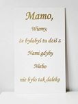 Tablica ślubna Ta świeca płonie wesele ślub