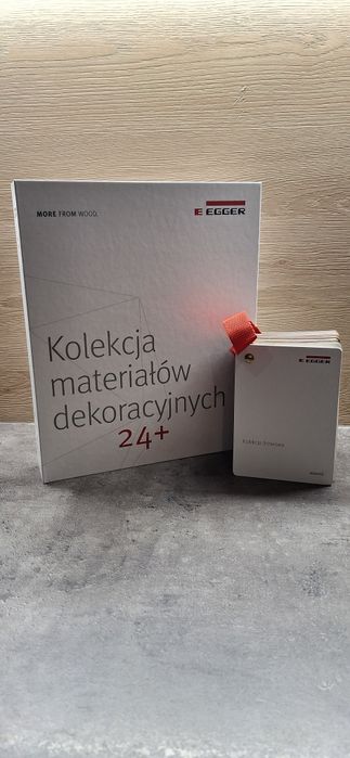 KOMPLET: najnowszy wzornik EGGER24+ oraz próbnik lam. drzwiowych EGGER