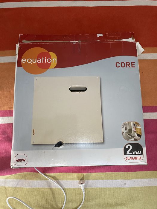 Placa aquecedora de casa de banho