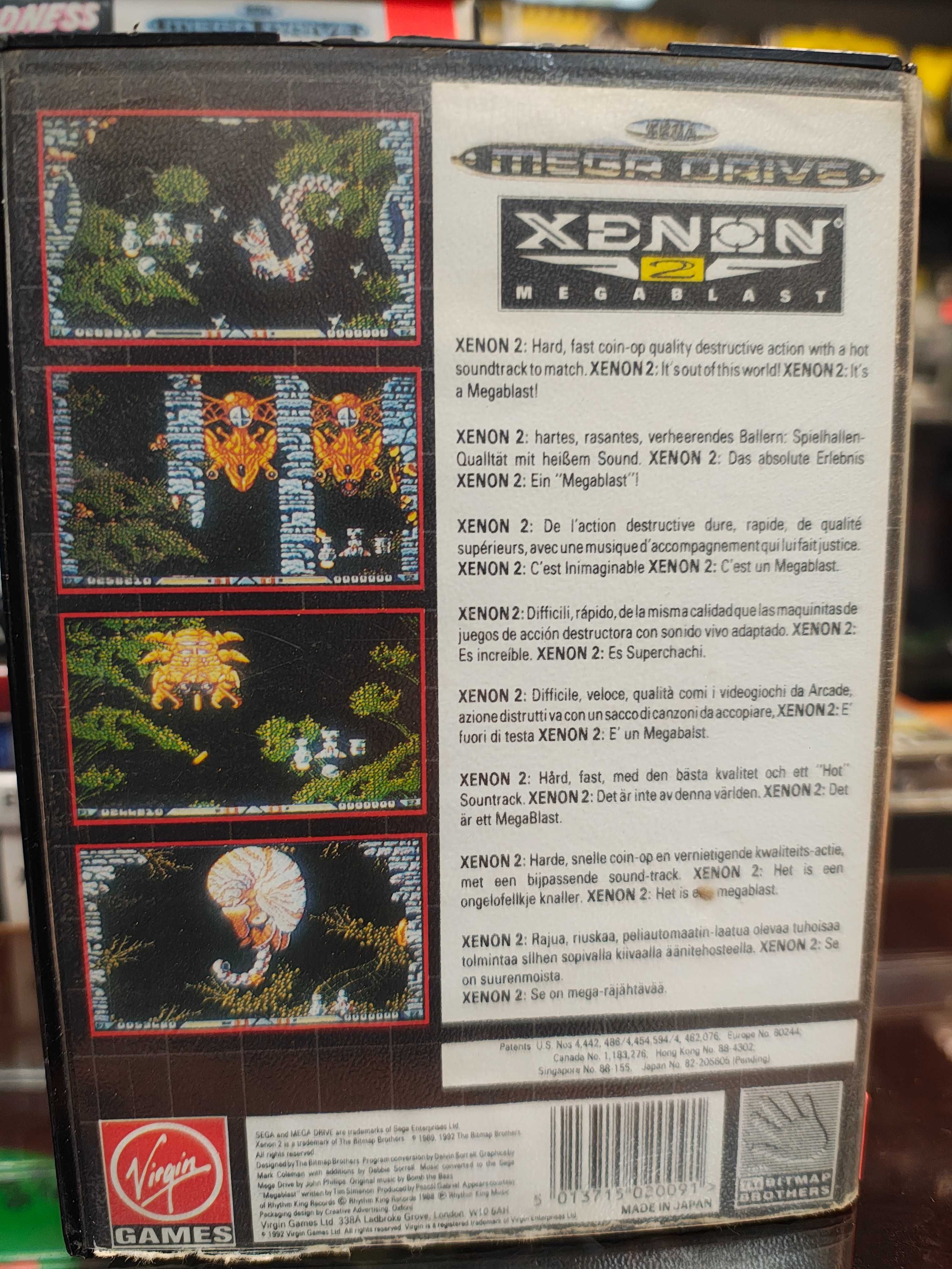 Gra Xenon 2 Megablast Sega Mega Drive Unikat SklepRetroWWA