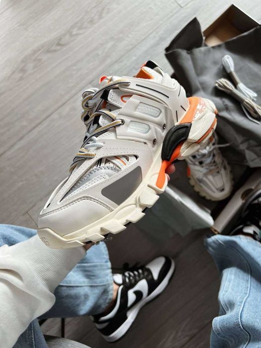 Кросівки Balenciaga Track 3.0 Premium White Orange