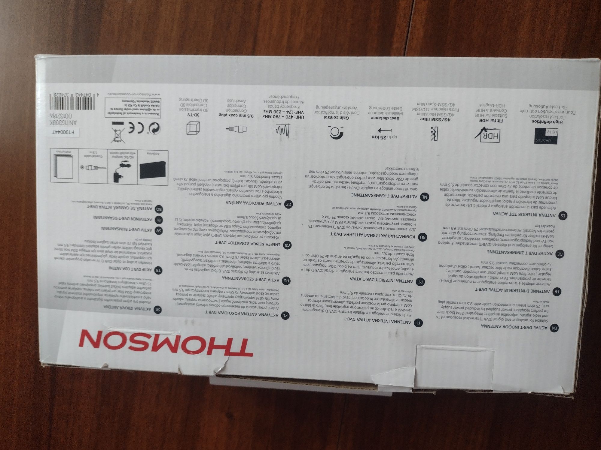 Antena pokojowa THOMPSON DVB-T