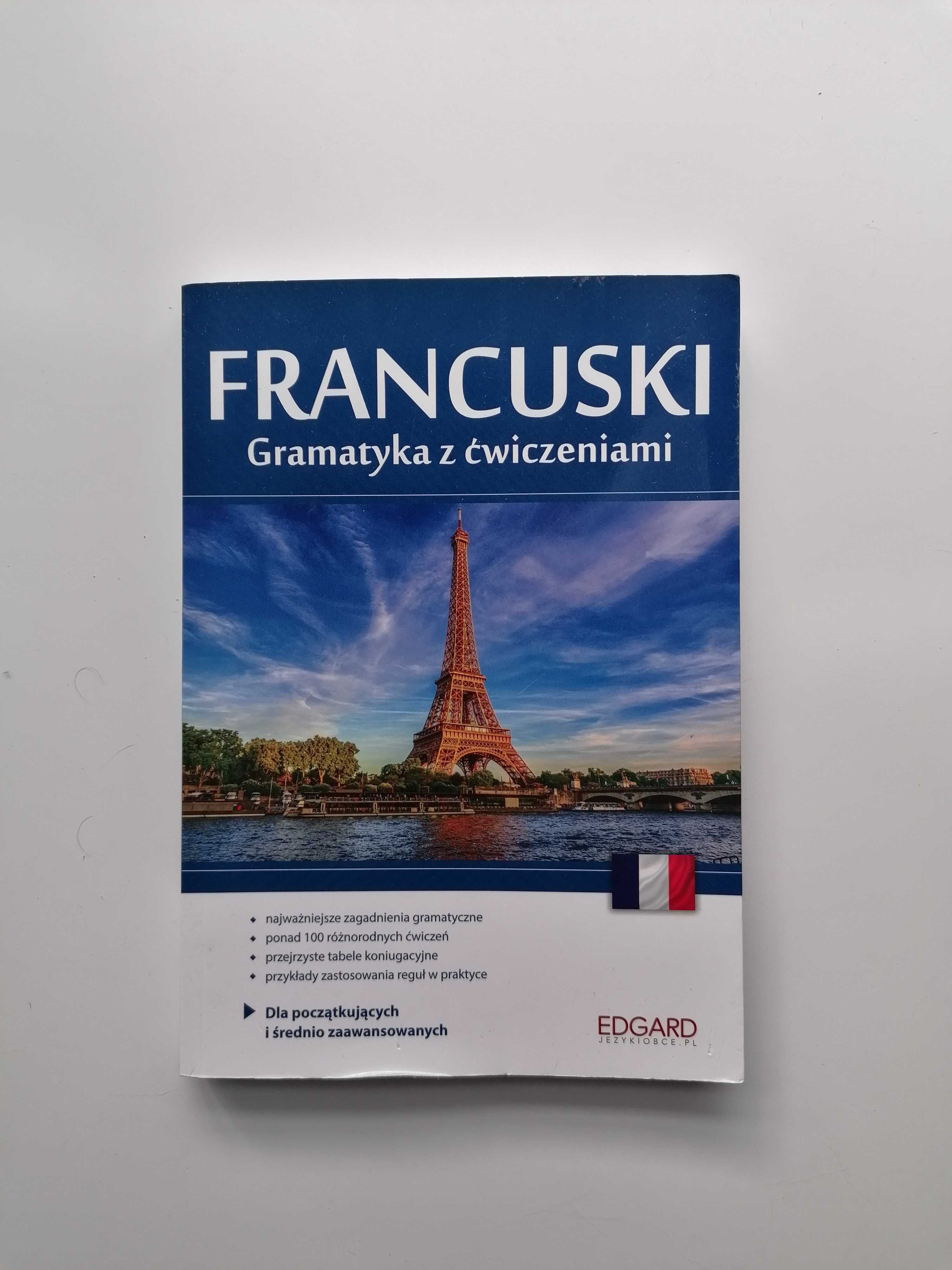 Książka Francuski gramatyka z ćwiczeniami, Edgard (do nauki j.franc.)