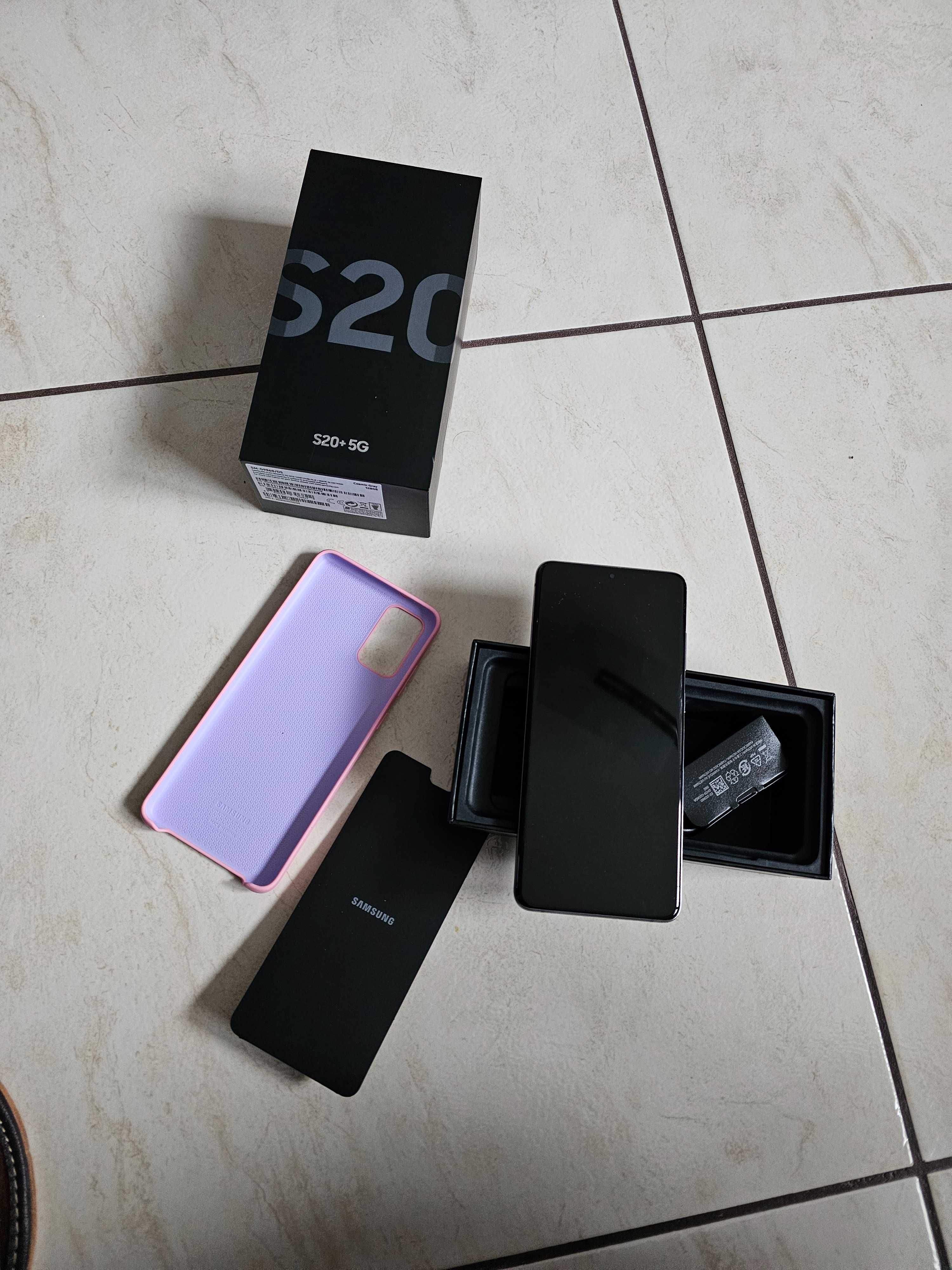 Samsung S20+ 5G  128GB ,czarny,  stan idealny