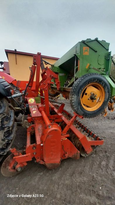 AGREGAT uprawowy 2,5m RAU +Amazone D8 Brona aktywna Hydropak wał Paker