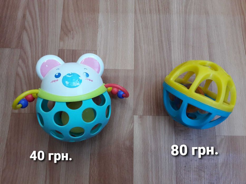 Погремушка, грызунок Bright Starts, Fisher-price, Nuby
