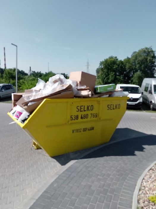 NAJLEPSZA OFERTA Kontenery skip na gruz śmieci wywóz gruzu odpadów Str