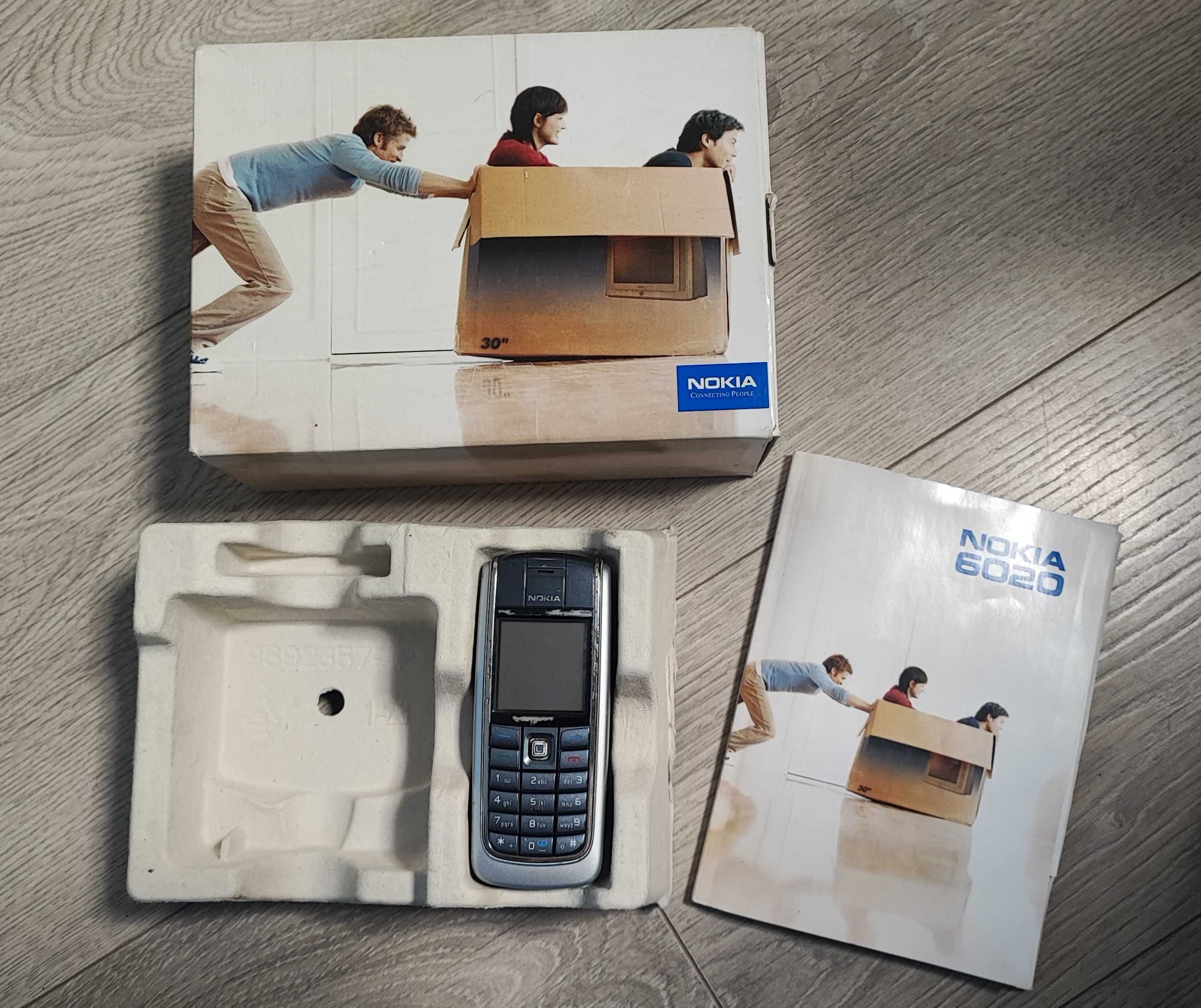 Nokia 6020 + pudełko + instrukcja + ładowarka