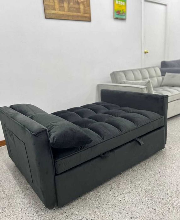Sofa cama preto Paga na ato entrega envio gratis