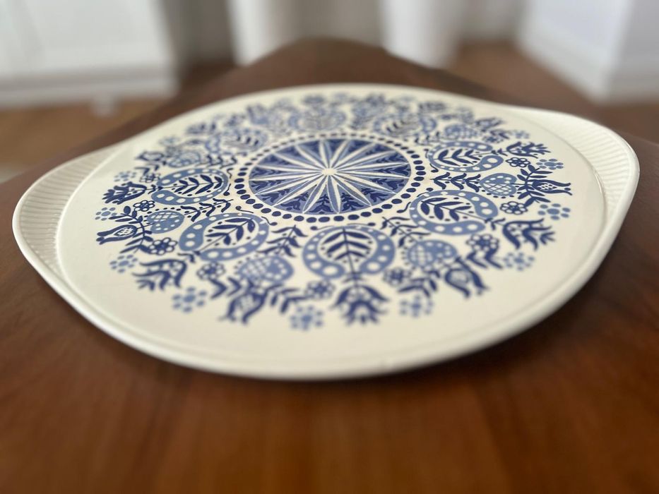 Patera taca na ciasto styl łowicki 31 cm