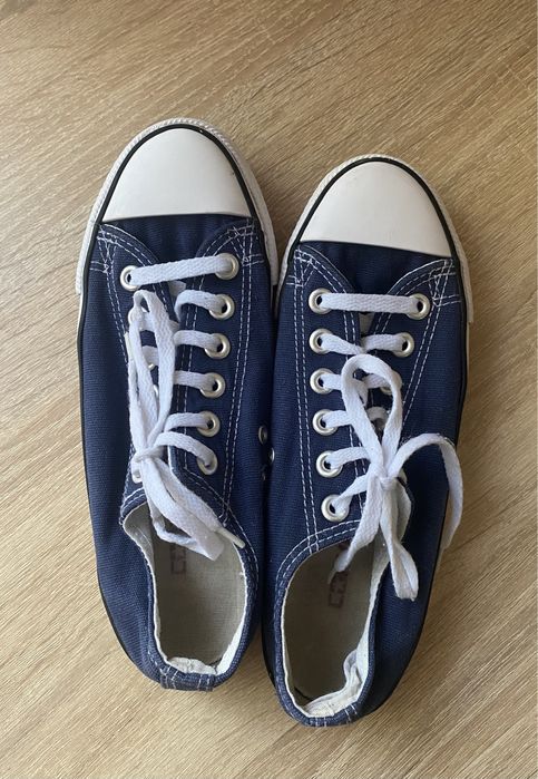 Кеды конверсы синие