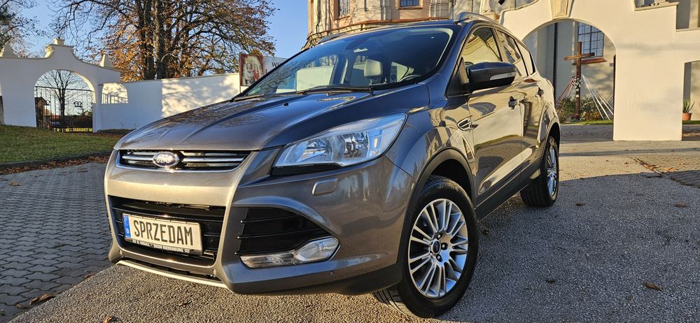 FORD KUGA II 2014 R 2.0 TDCI.Manual.4x4.Pdc.Pół Skóry.Niemcy.Raty