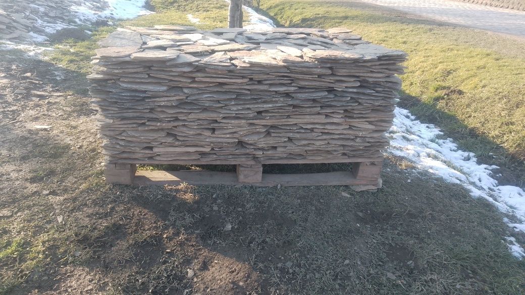 Kamień elewacyjny naturalny łupek szarogłazowy