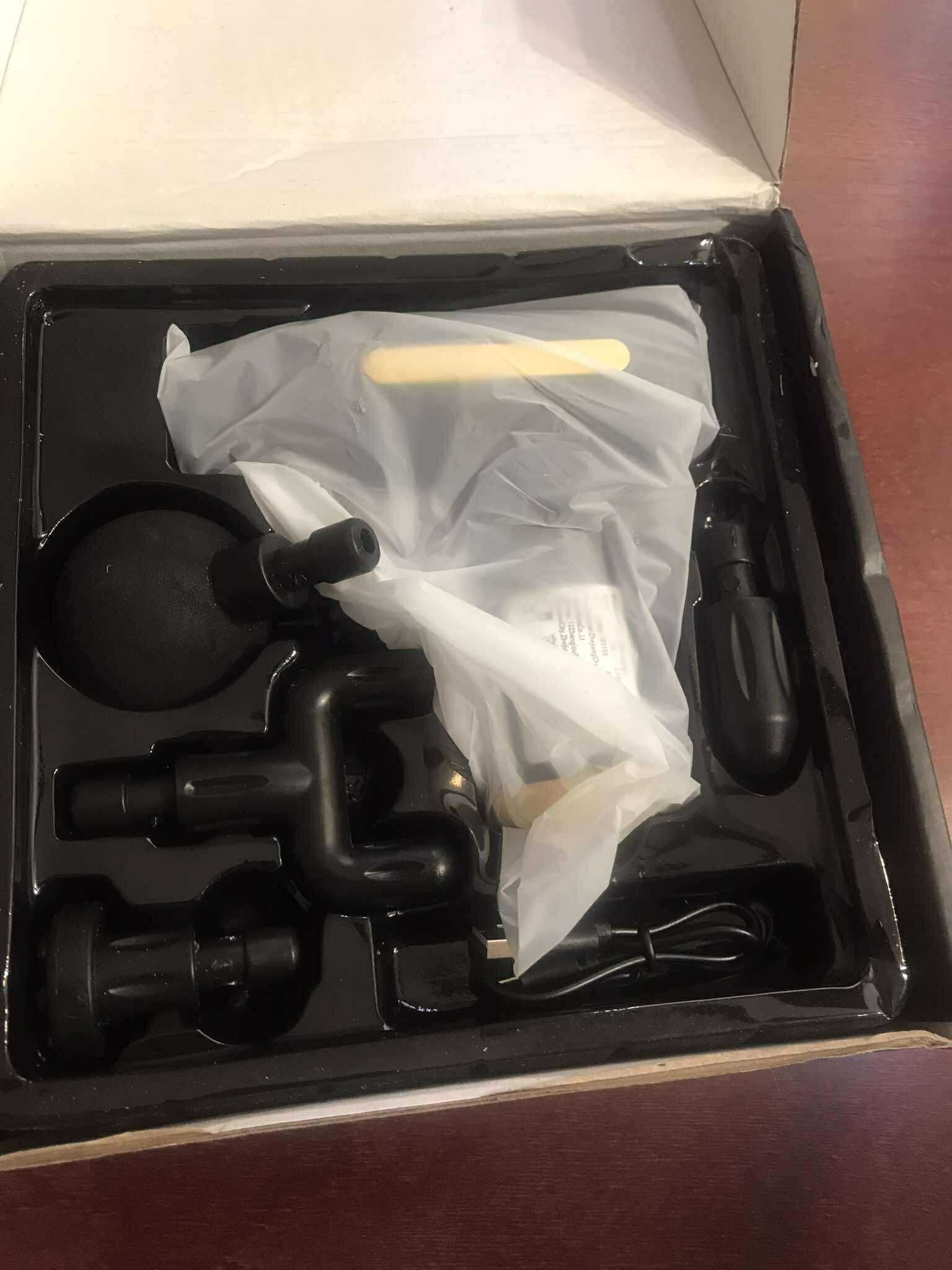 Masażer Pistoletowy | 6 Trybów | 4 Końcówki | USB-C