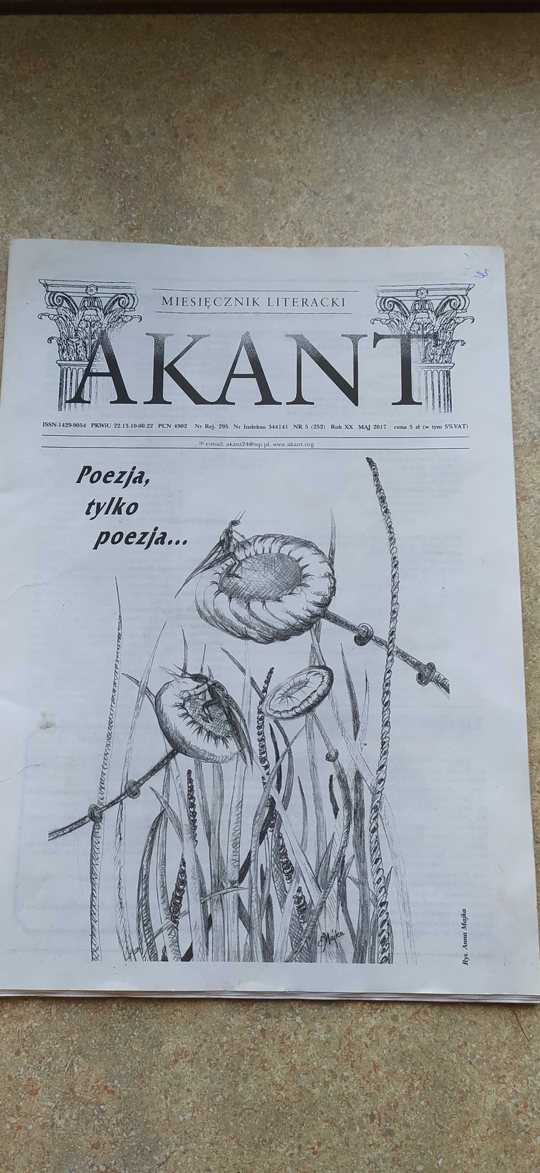 Akant miesięcznik literacki