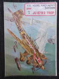 Model Kartonowy GPM 9 Samolot Junkers Ju 87 B2 Trop