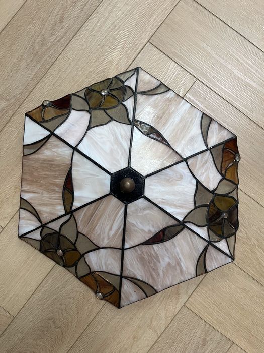 Lampa witrażowa plafon sufitowy Tiffany