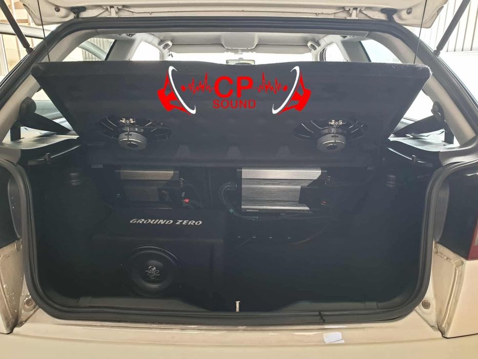 Montagem de som sensores camera reboque manometros luzes etc (CP SOUND