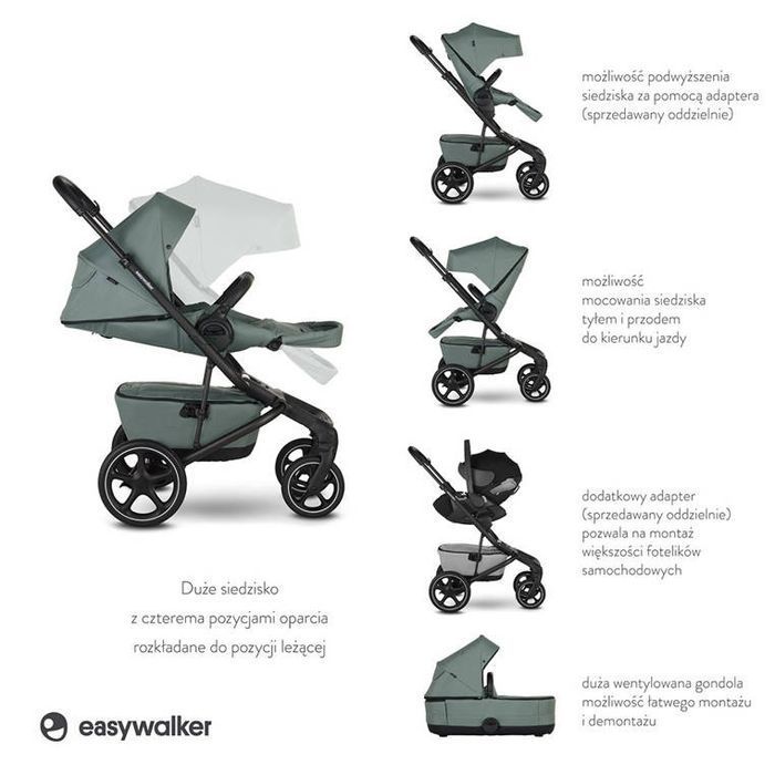 Easywalker Jimmey wózek 2w1 lub wózek 3w1