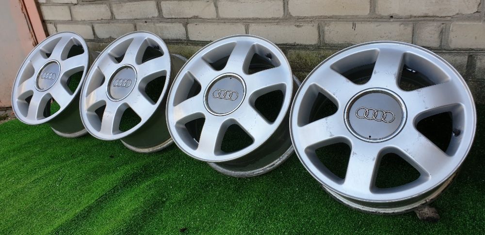 Диски, Титани AUDI R16 5x100 ЕТ38, Оригинальні , ITALY, 8L0 601 025 F