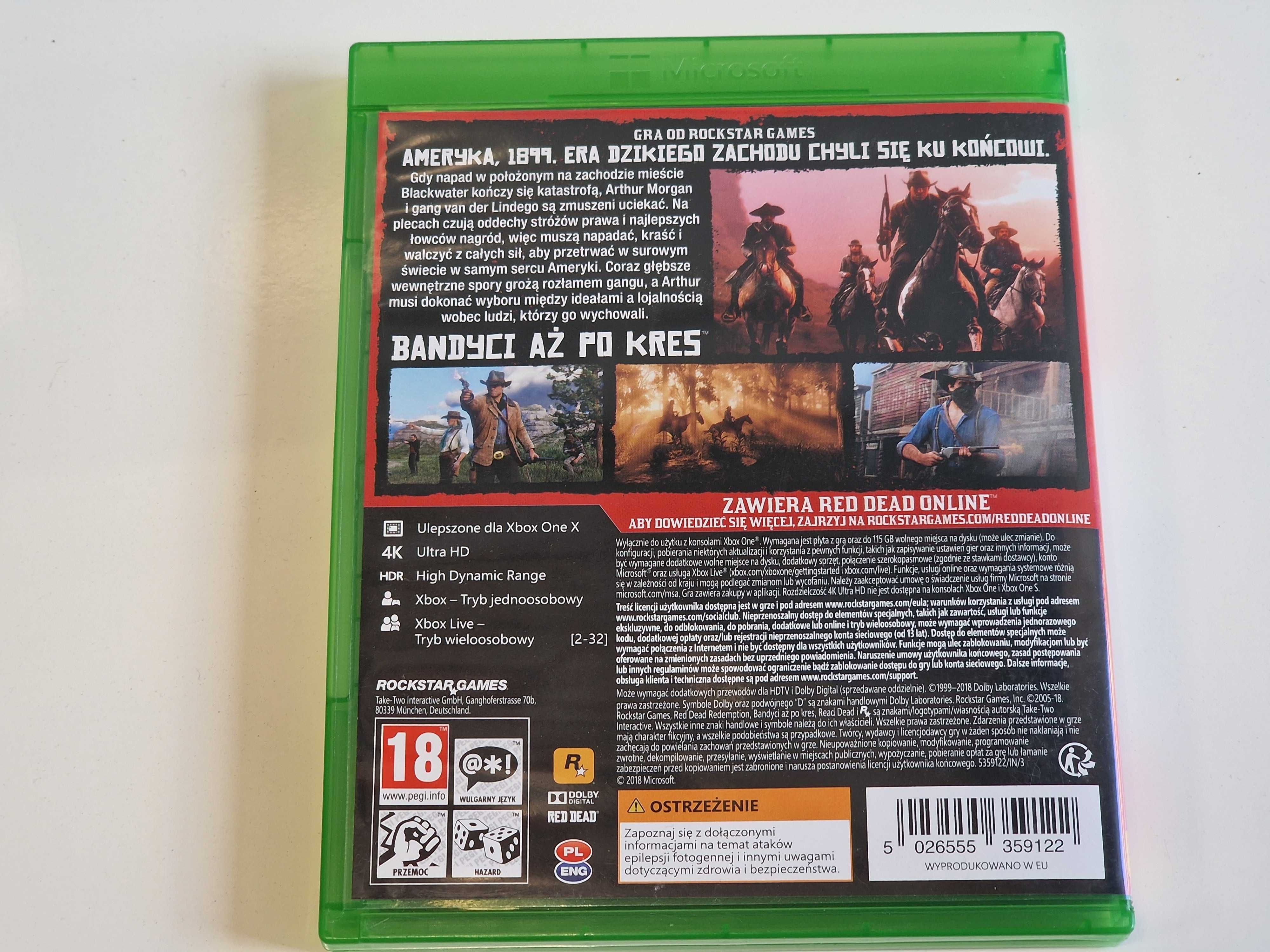 Gra Red Dead Redemption II PL XBOX Sklep Zamiana