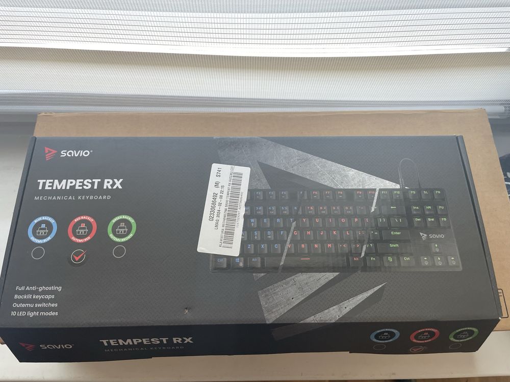 Klawitura Savio Tempest RX