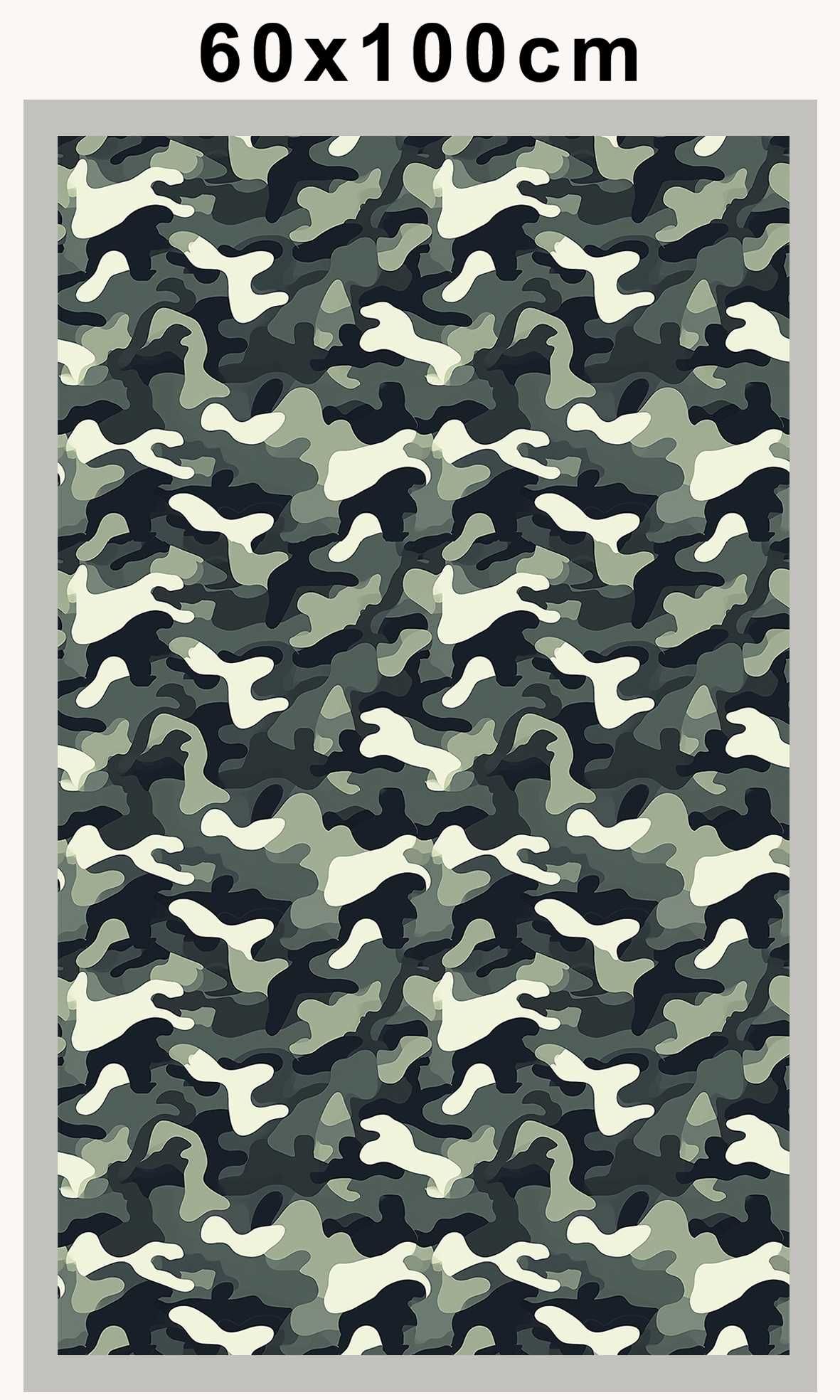 folia samoprzylepna camou, folia kamuflaż las wojsko 100cm x 60cm