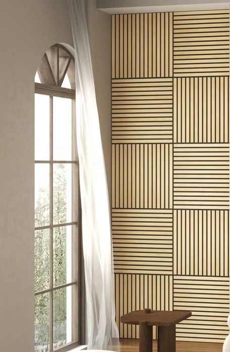 Panel dekoracyjny 60/60 na ścianę 3d lamele DĄB