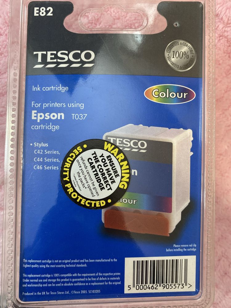 Tusz zamiennik Epson T037 kolorowy E82
