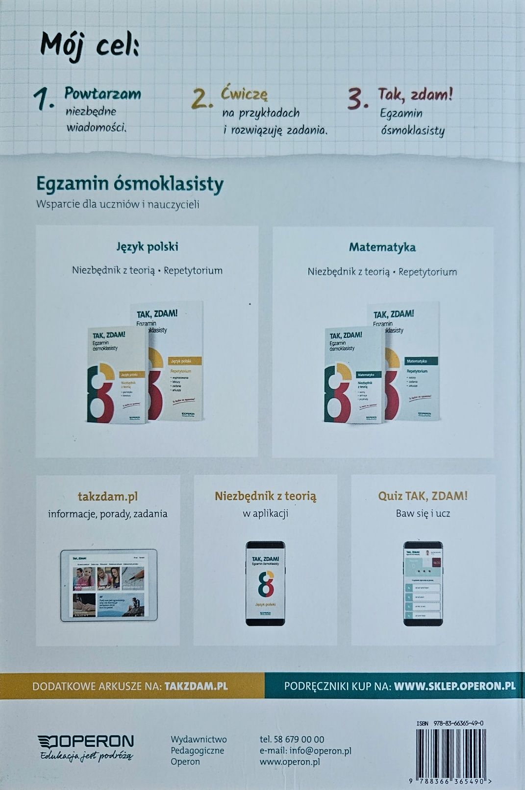 Egzamin ósmoklasisty język polski operon