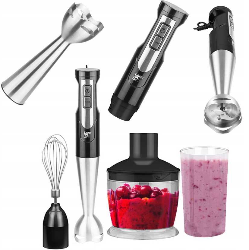 Blender ręczny 800W 3w1 mikser malakser turbo robot kuchenny