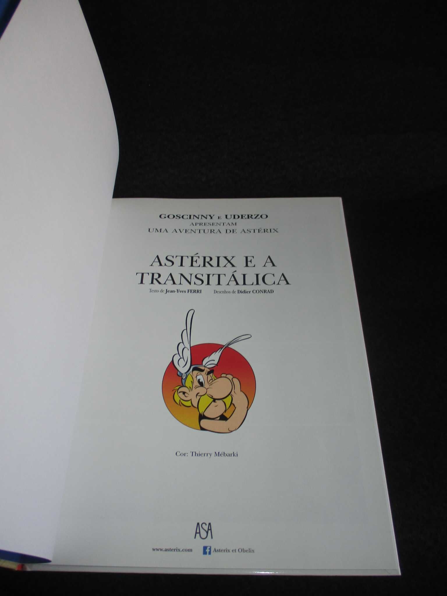 Livro Astérix e a Transitálica Jean-Yves Ferri