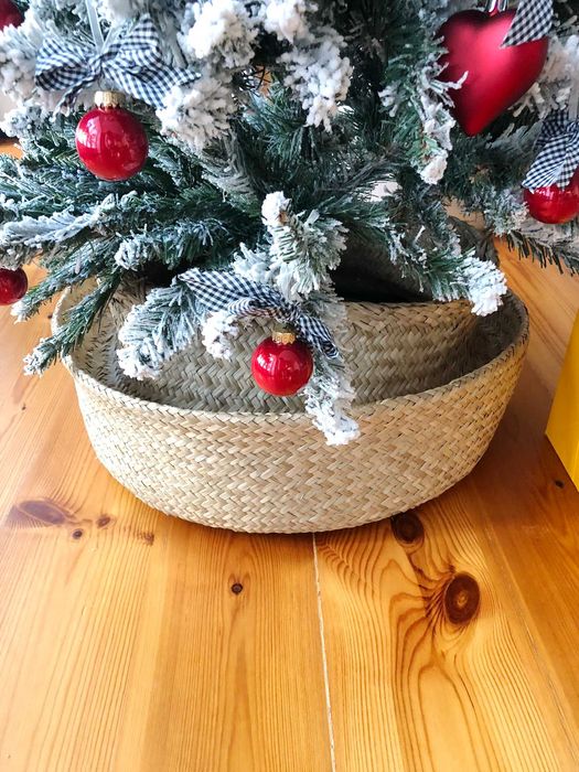 Arvore de Natal com base (cesto)