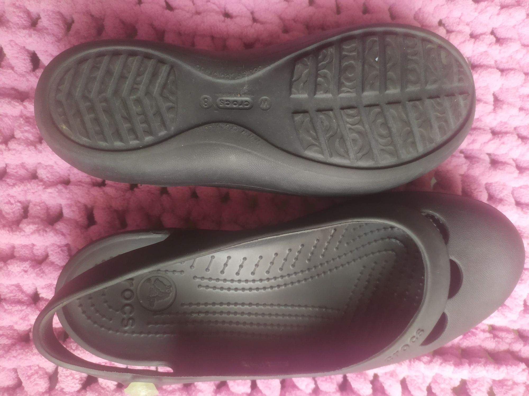 Сандалі босоніжки Crocs Jayna Black, розмір w8, 24 см